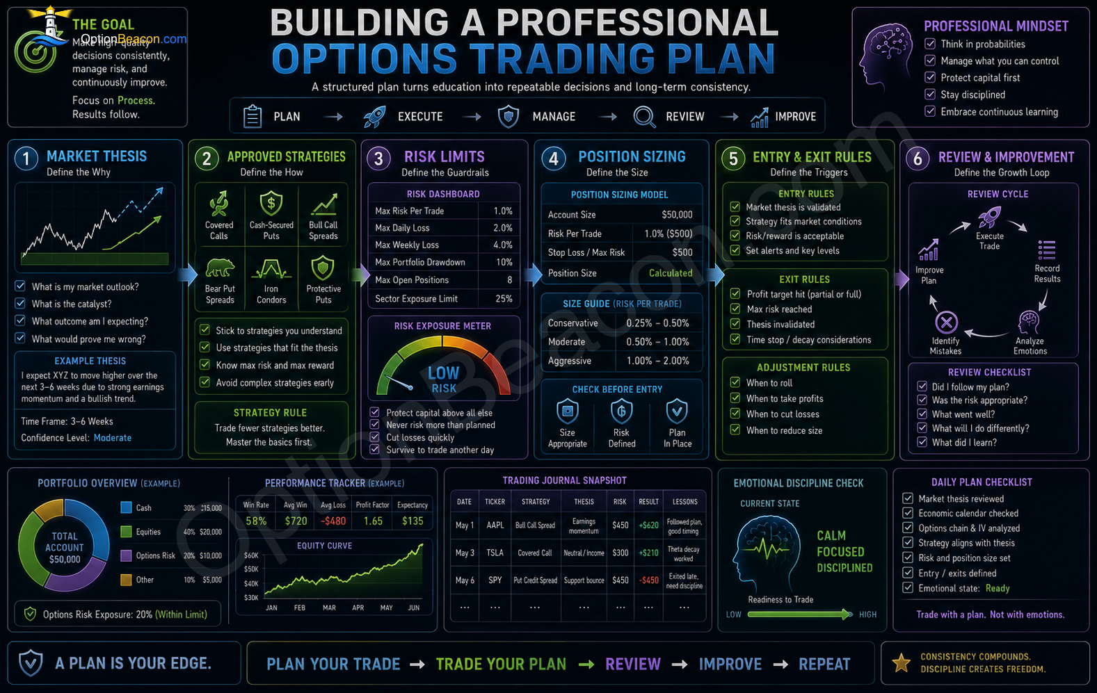 Building a Professional Options Trading Plan